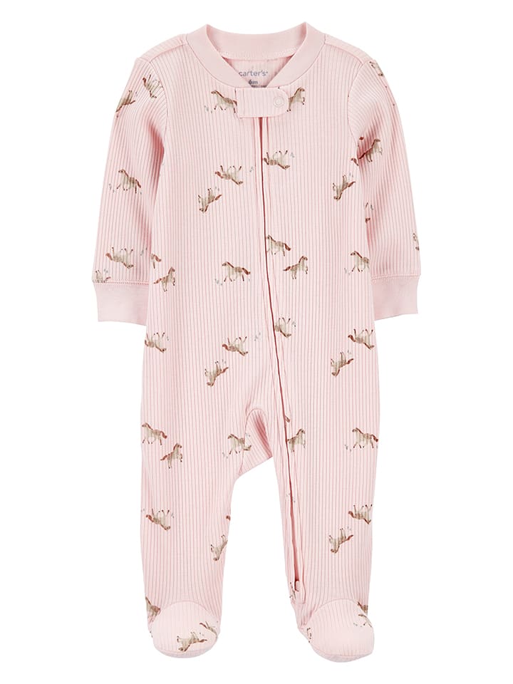 carter's Śpioszki w kolorze jasnoróżowym rozmiar: 74