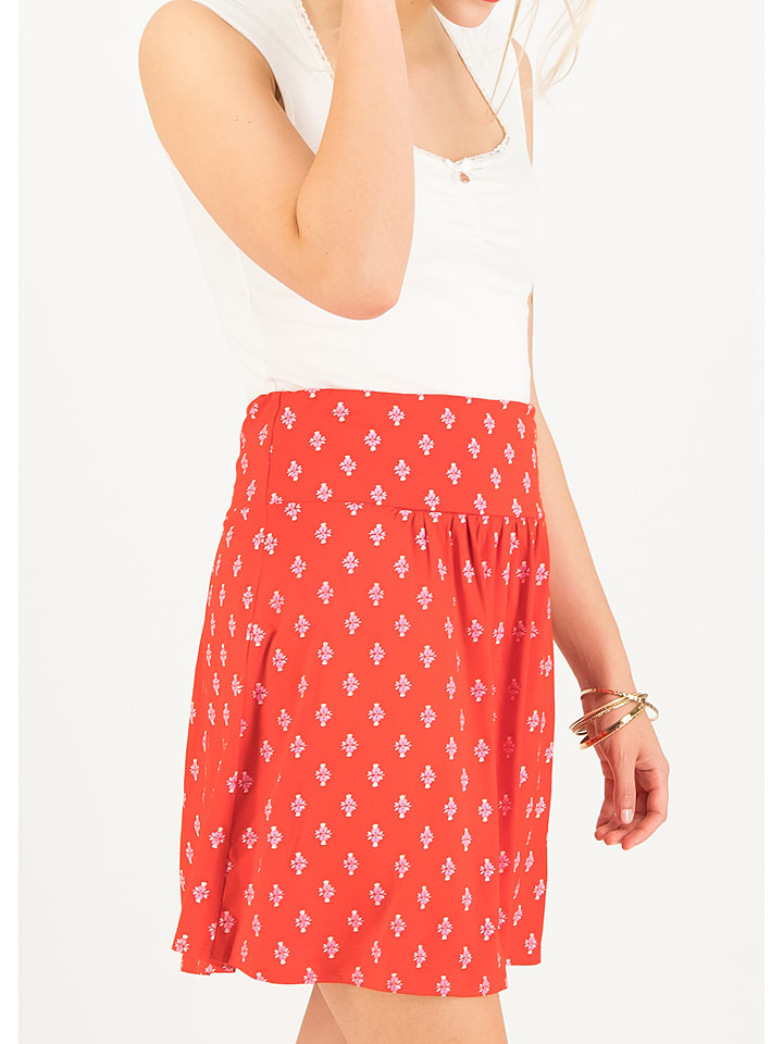 Blutsgeschwister Spódnica "Delicious Rendezvous" w kolorze czerwonym rozmiar: M