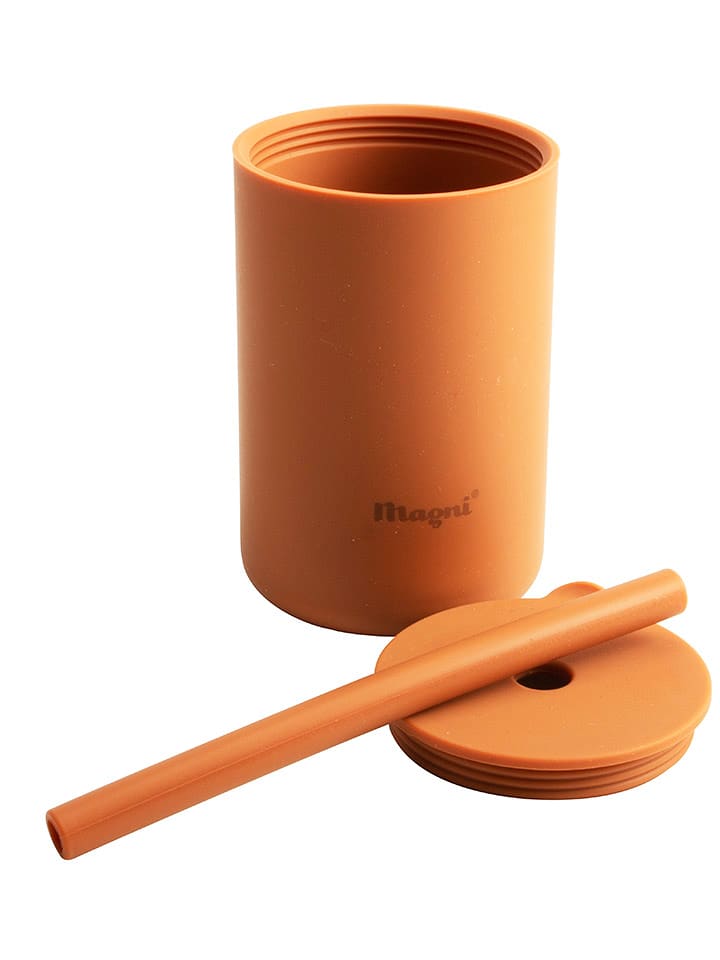 Magni Kubek w kolorze pomarańczowym - 12 m+ rozmiar: onesize