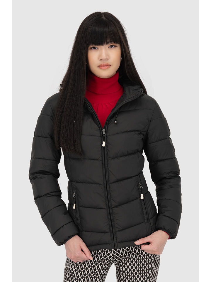 alife and kickin Kurtka pikowana "Liraz" w kolorze czarnym rozmiar: XL