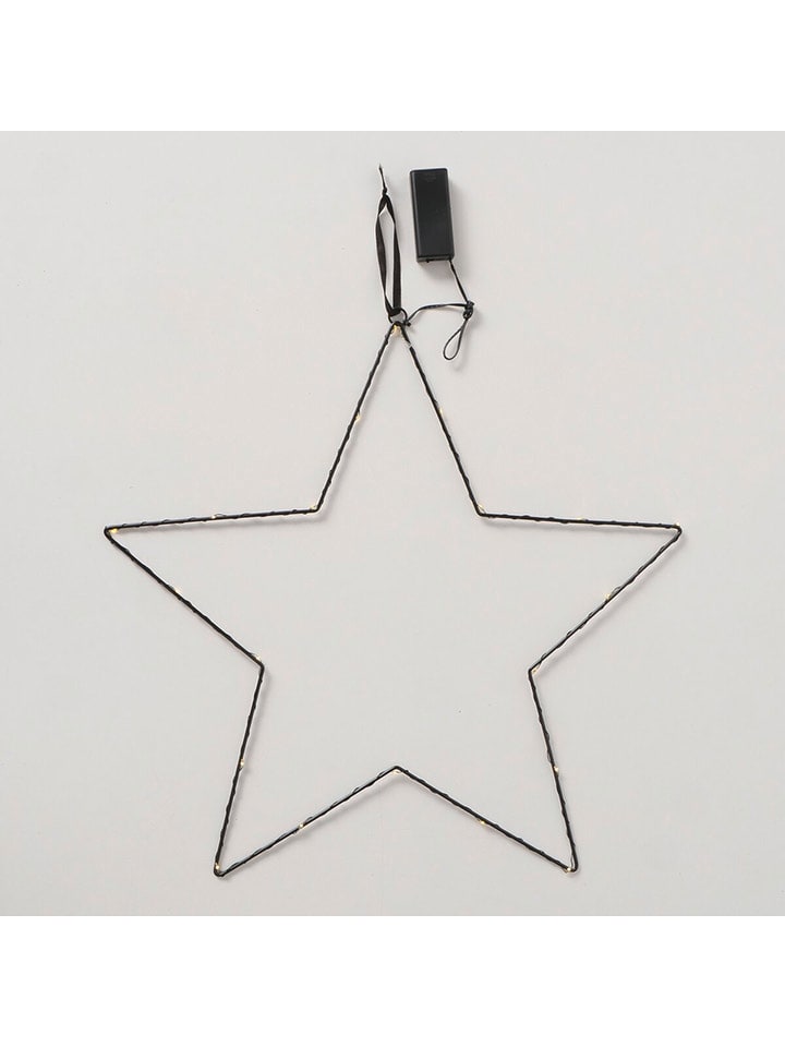 Boltze Zawieszka dekoracyjna LED "Elvira" w kolorze czarnym - 49,5 x 48 cm rozmiar: onesize