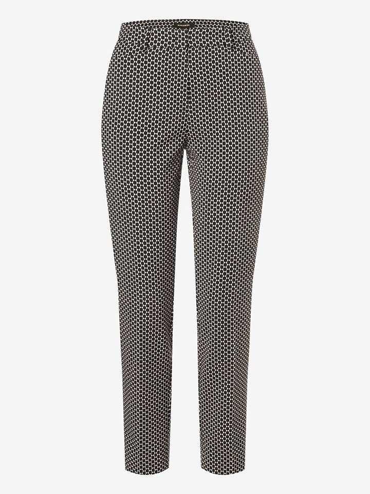 More & More Spodnie w kolorze czarno-białym rozmiar: 40