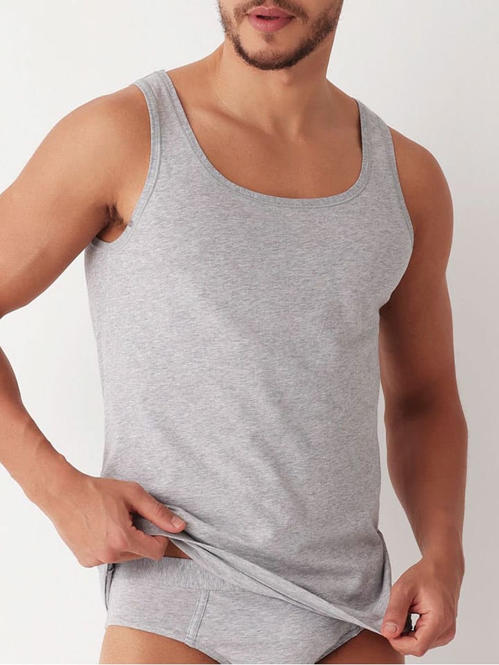 COTONELLA Podkoszulek w kolorze szarym rozmiar: M