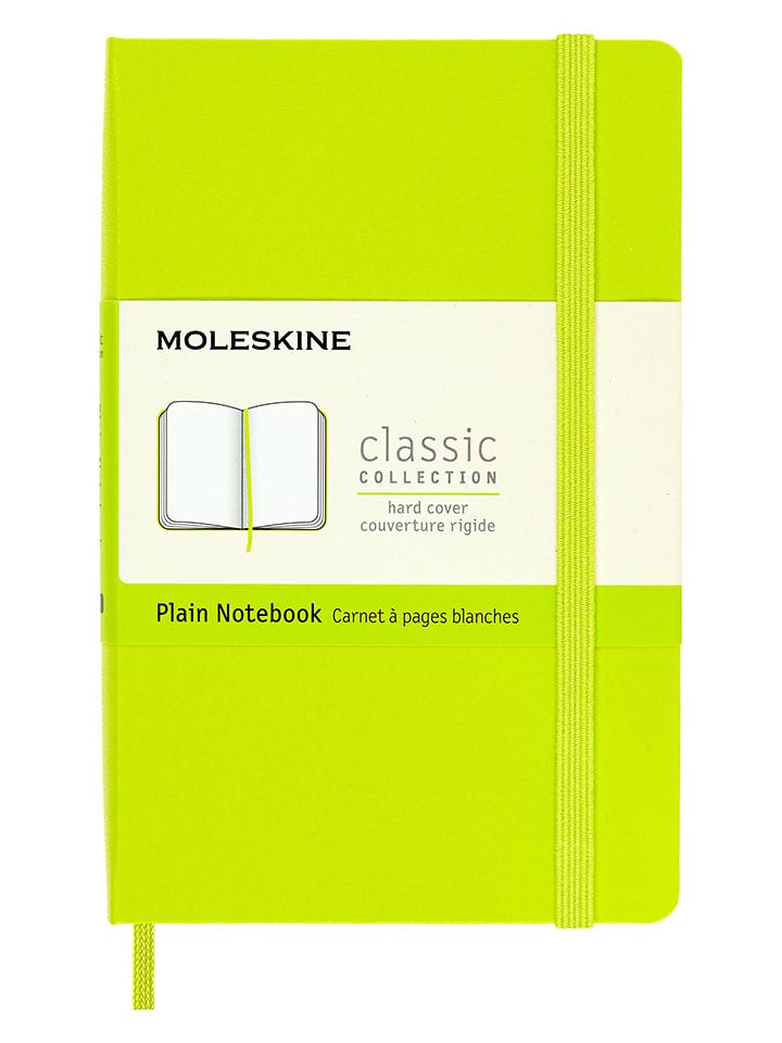Moleskine Notatnik w kolorze limonkowym - 9 x 14 cm rozmiar: onesize