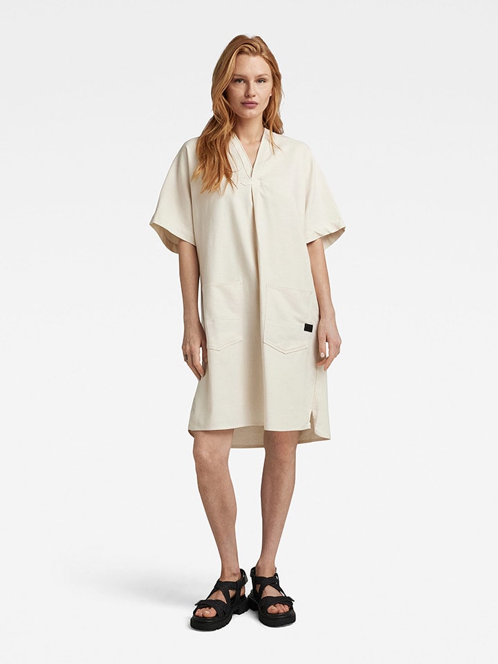 G-Star Sukienka w kolorze kremowym rozmiar: L