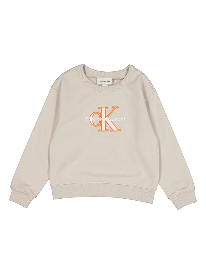 Calvin Klein Bluza w kolorze beżowym rozmiar: 152