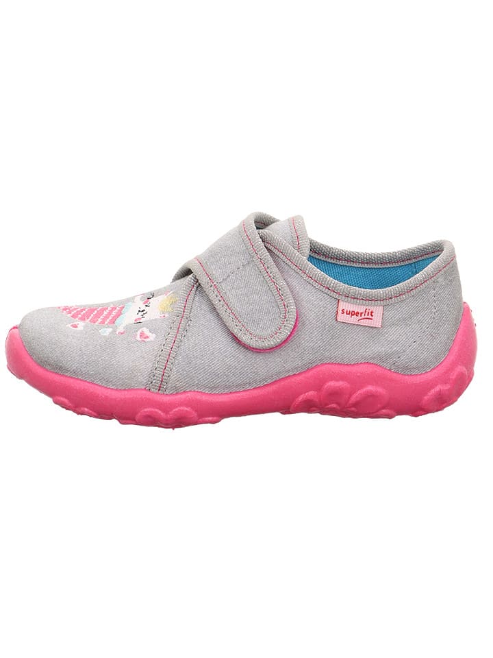 superfit Kapcie "Bonny" w kolorze szaro-różowym rozmiar: 28