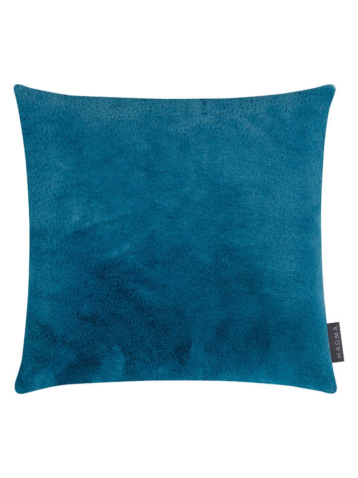 Magma Heimtex Poszewka "Cassy" w kolorze niebieskim na poduszkę - 50 x 50 cm rozmiar: onesize