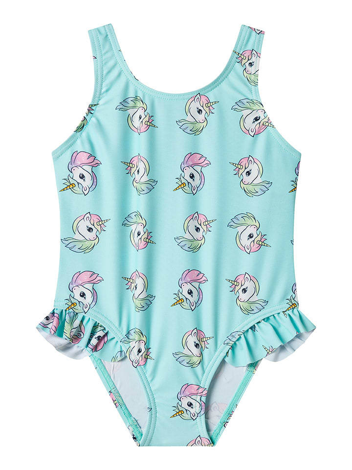 name it Strój kąpielowy w kolorze miętowym rozmiar: 98/104