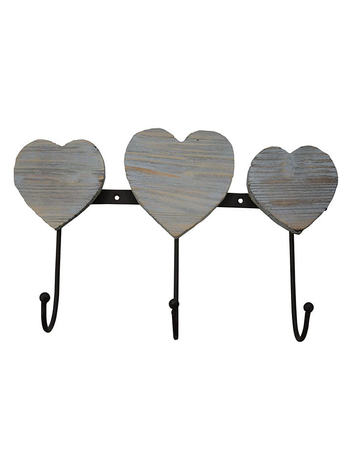 Anticline Wieszak ścienny w kolorze szarym - dł. 22 cm rozmiar: onesize