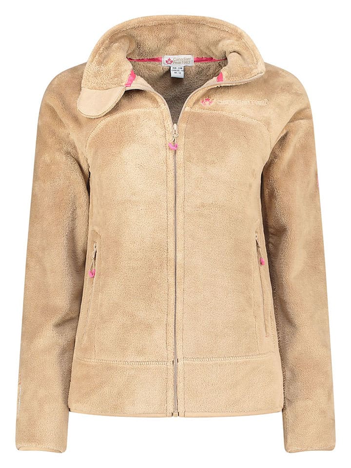 Canadian Peak Kurtka polarowa "Udilas" w kolorze beżowym rozmiar: 176