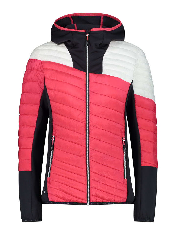 CMP Kurtka hybrydowa w kolorze czarno-różowo-białym rozmiar: 46