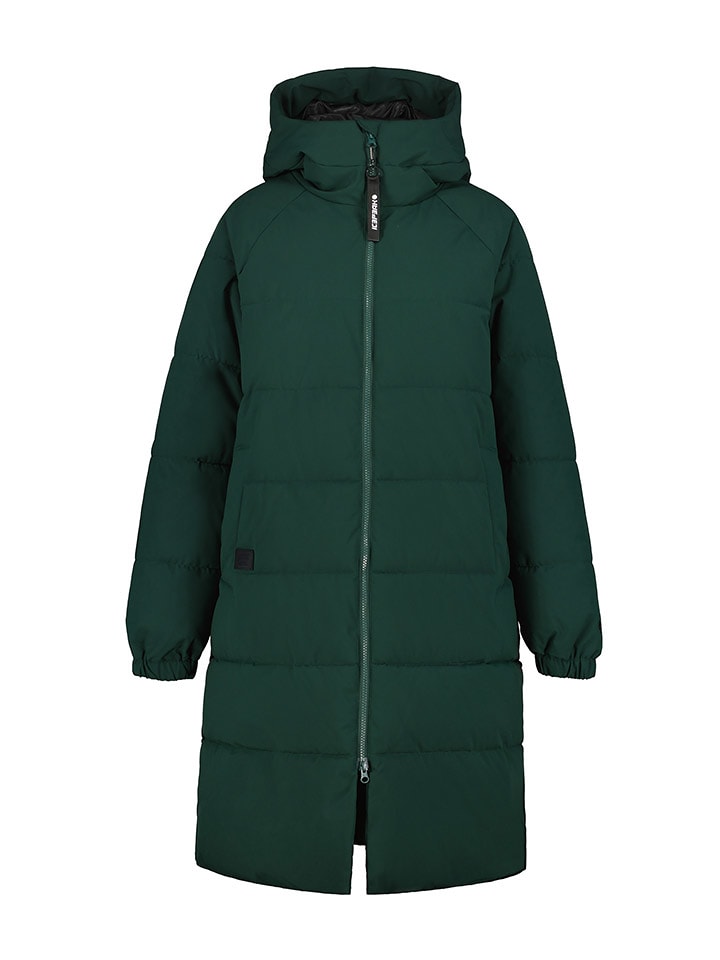 Icepeak Płaszcz pikowany "Adata" w kolorze zielonym rozmiar: 40