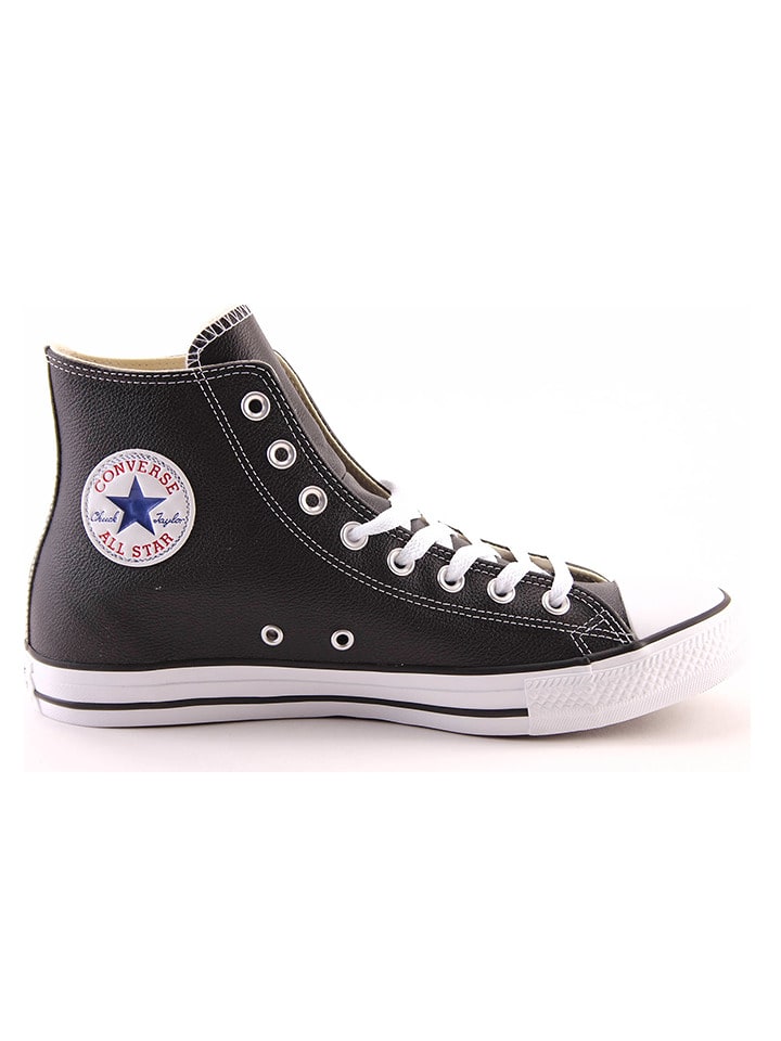 Converse Skórzane sneakersy "Chuck Taylor All Star" w kolorze czarnym rozmiar: 39,5