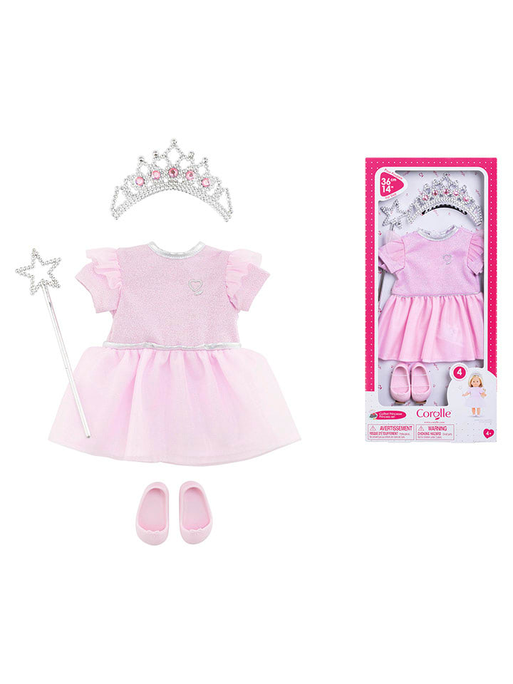 Corolle Ubranko "Corolle MC princesses" w kolorze jasnoróżowym dla lalek - 4+ rozmiar: onesize