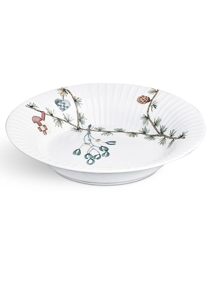 Kähler Talerz głęboki w kolorze biało-zielonym - Ø 21 cm rozmiar: onesize