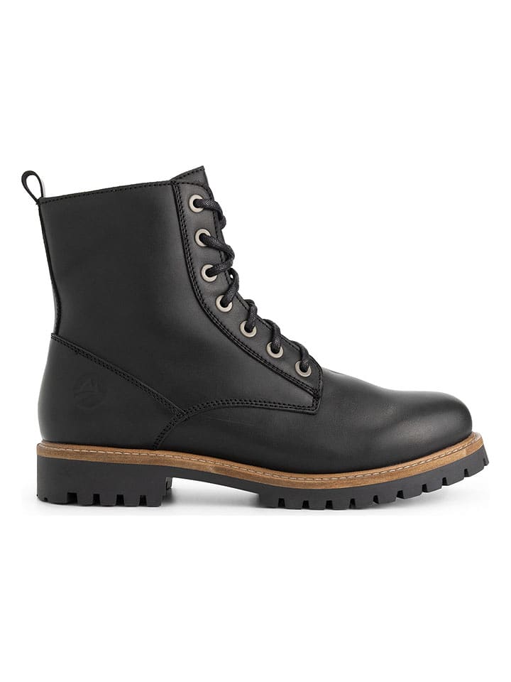 TRAVELIN' Skórzane botki "Norrland" w kolorze czarnym rozmiar: onesize