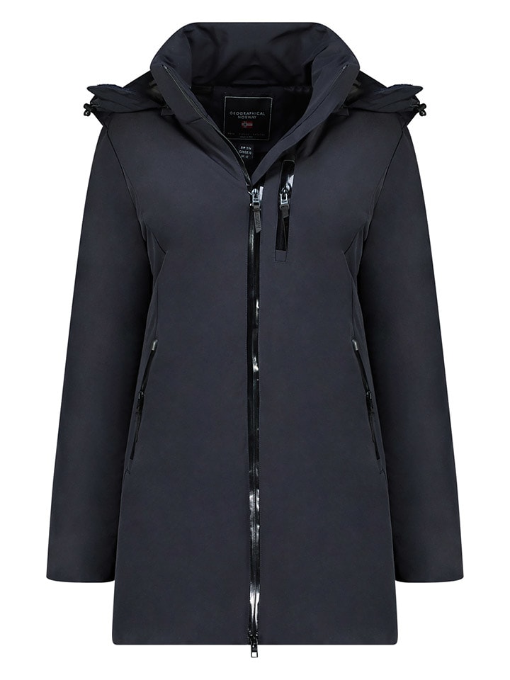 Geographical Norway Parka w kolorze granatowym rozmiar: S