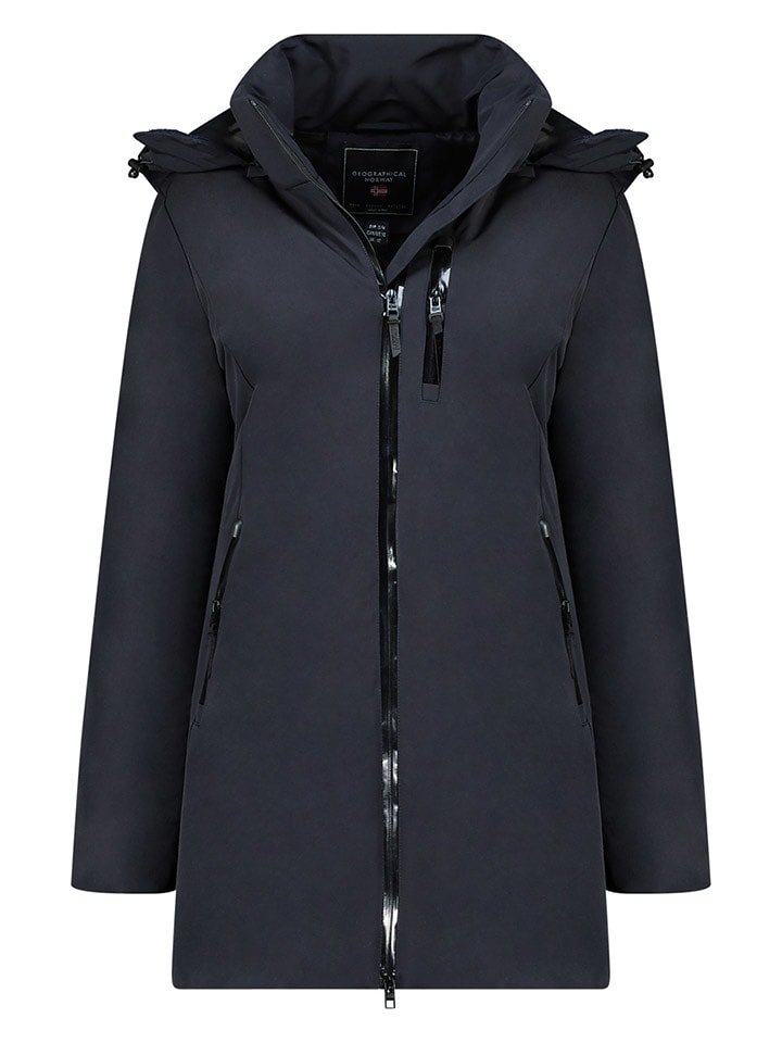 Geographical Norway Parka w kolorze granatowym rozmiar: S
