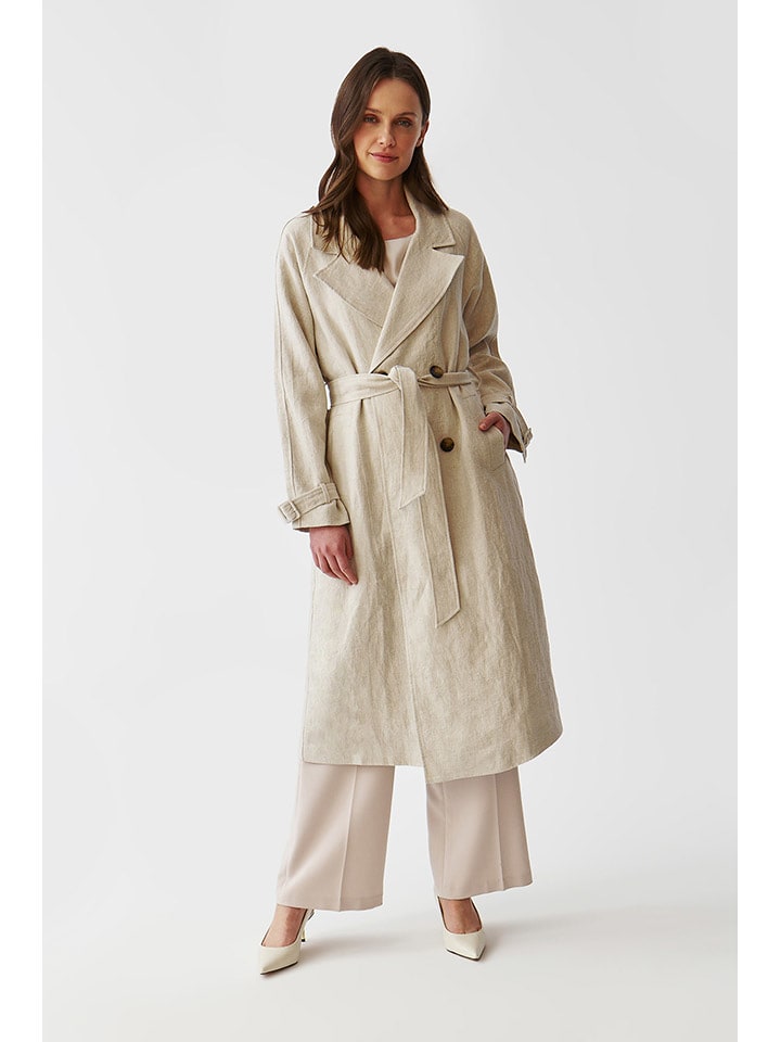 TATUUM Płaszcz przejściowy w kolorze beżowym rozmiar: 36