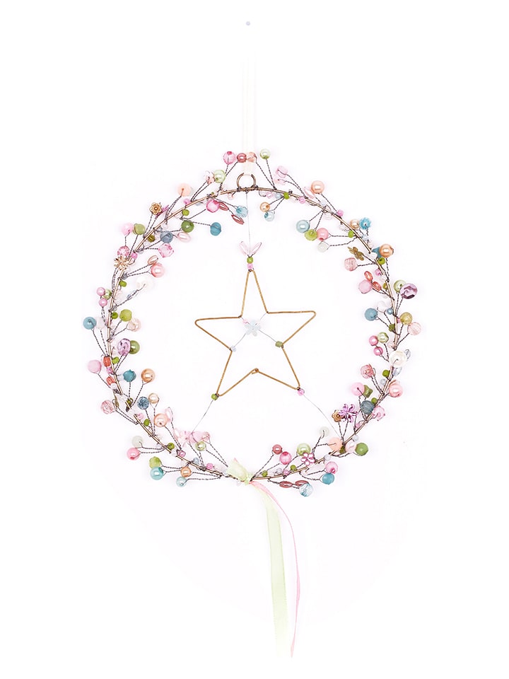 Overbeck and Friends Dekoracyjna zawieszka "Candy" ze wzorem - Ø 18 cm rozmiar: onesize