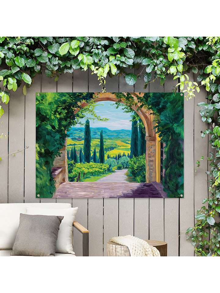 Orangewallz Zewnętrzny druk artystyczny "Tuscan Bow" rozmiar: 70x100 cm
