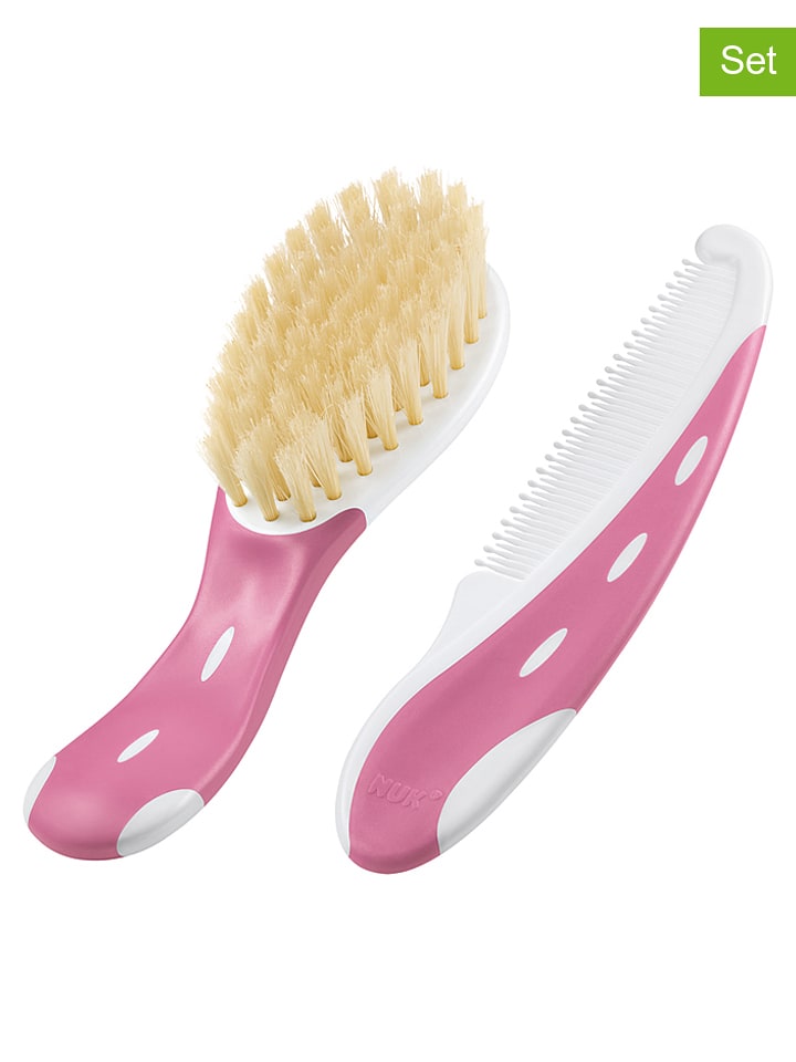 NUK Akcesoria (6 szt.) w kolorze różowym do czesania rozmiar: onesize