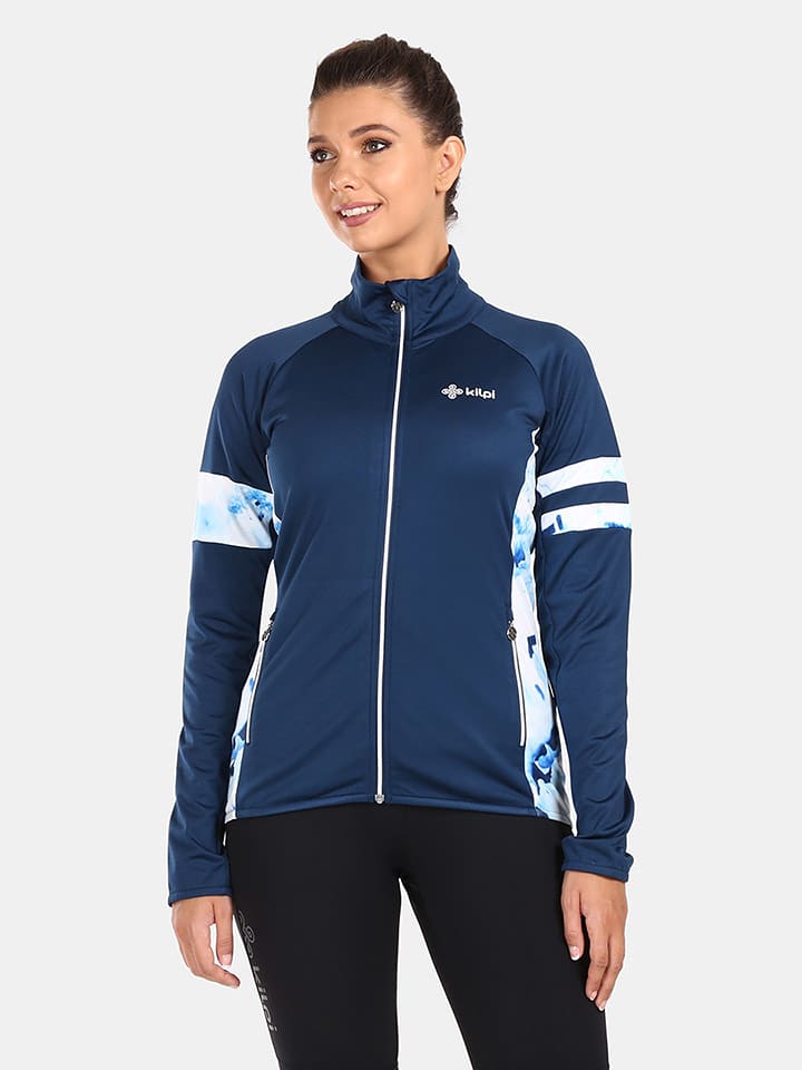 Kilpi Kurtka polarowa "Junie" w kolorze granatowo-białym rozmiar: 40