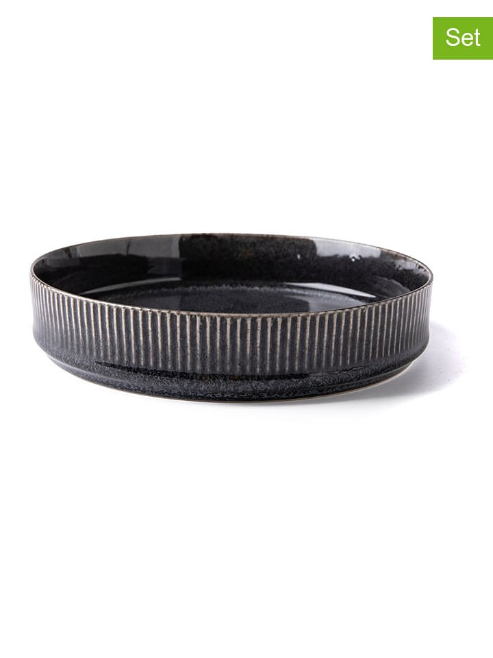 Laguiole 18-częściowy zestaw talerzy w kolorze czarnym rozmiar: onesize