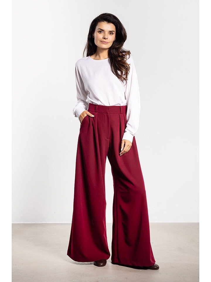 Awama Spodnie w kolorze czerwonym rozmiar: L