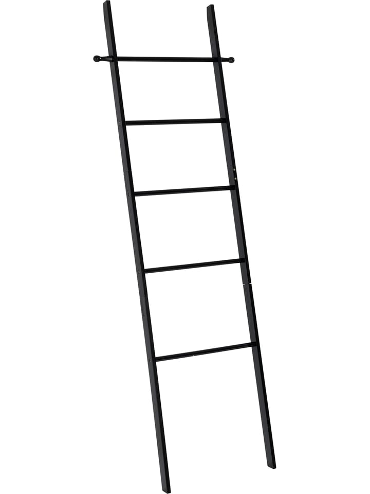 Wenko Stojak "Loft" w kolorze czarnym na ręczniki - 57 x 170 x 4 cm rozmiar: onesize