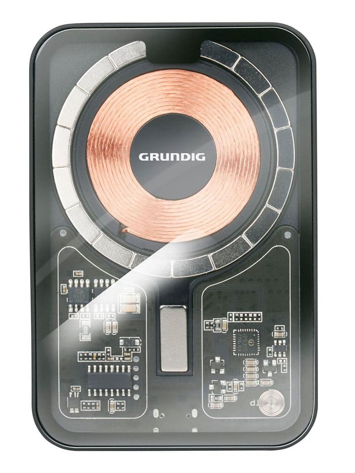GRUNDIG Powerbank w kolorze czarnym - 5000 mAh rozmiar: onesize
