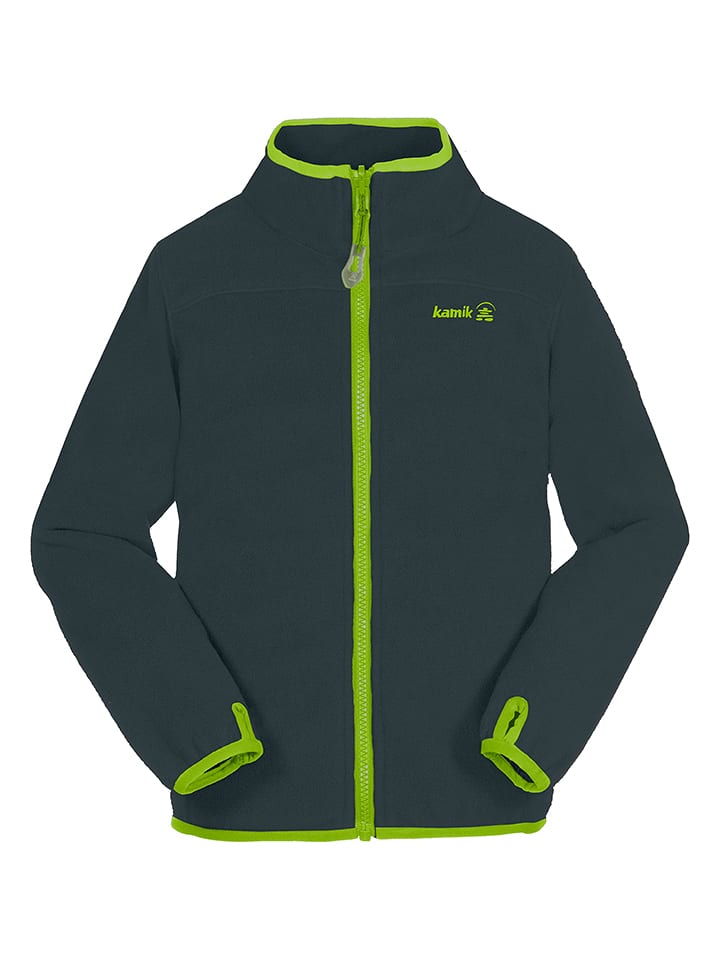 Kamik Kurtka polarowa "Ridley" w kolorze ciemnozielonym rozmiar: 116