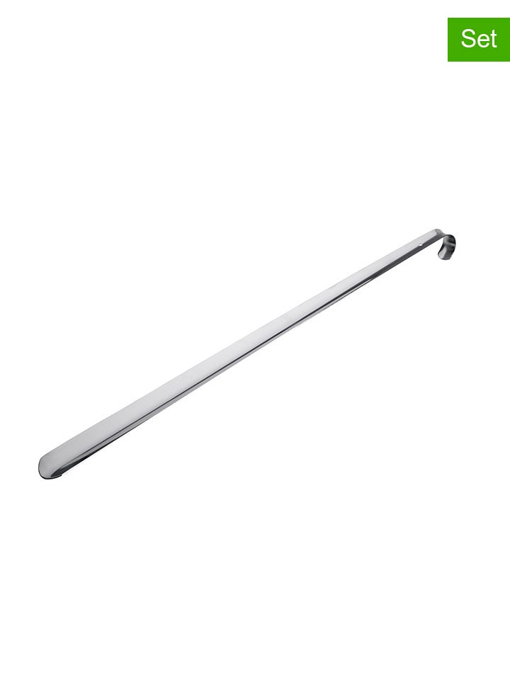 Wenko Łyżki (2 szt.) w kolorze srebrnym do butów - dł. 57 cm rozmiar: onesize