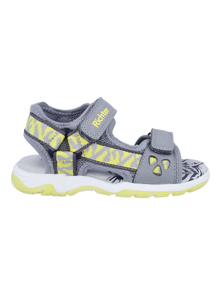 Richter Shoes Sandały "Leon" w kolorze szaro-żółtym rozmiar: 31