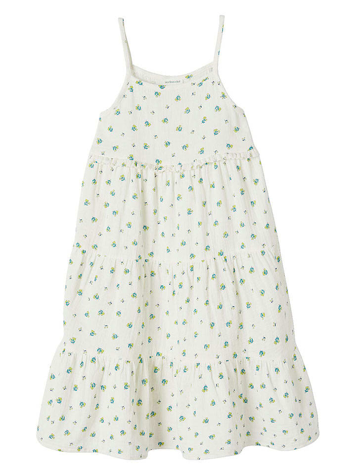 vertbaudet Sukienka w kolorze białym rozmiar: 152