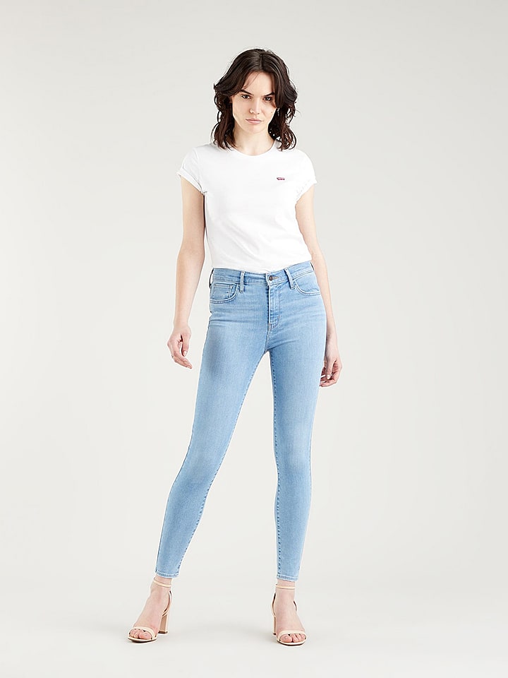 Levi's Dżinsy "720" - Super Skinny fit - w kolorze błękitnym rozmiar: W26/L28