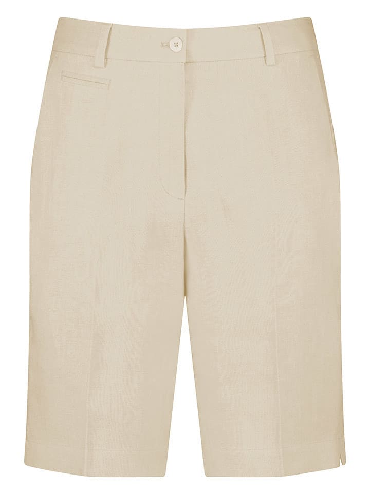 Gerry Weber Lniane bermudy w kolorze beżowym rozmiar: 44