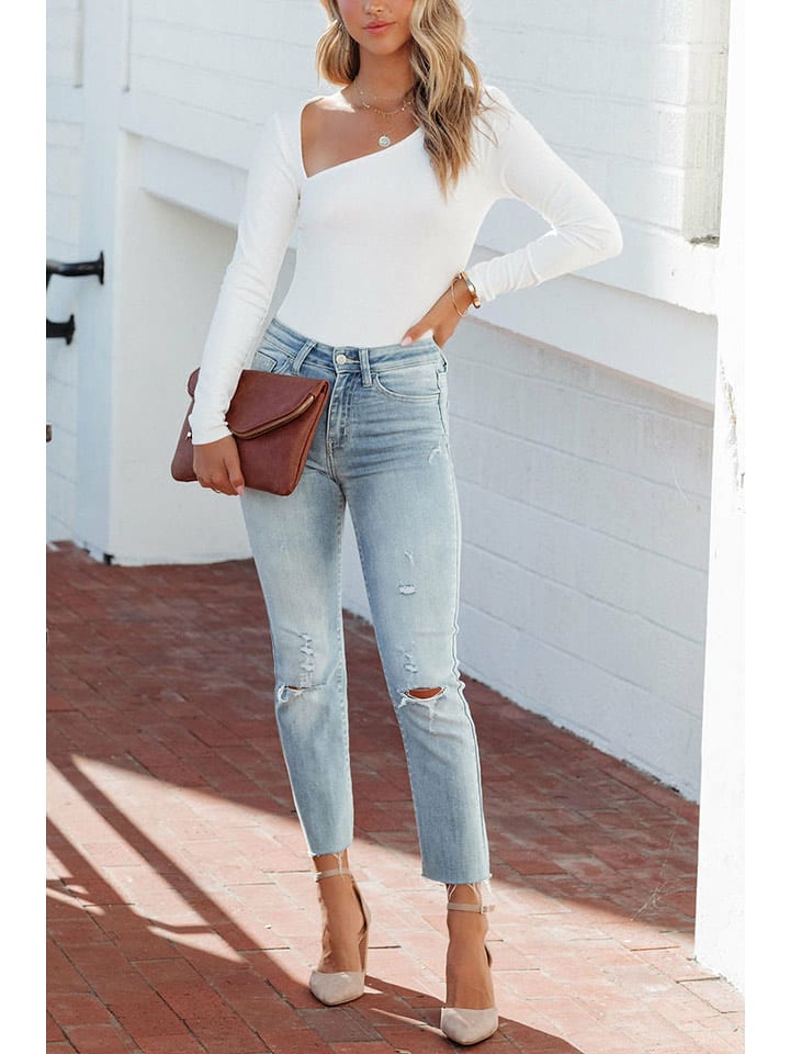 Milan Kiss Bluzka w kolorze kremowym rozmiar: L