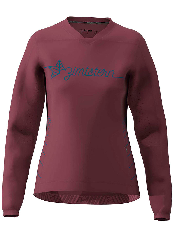 Zimtstern Koszulka "EcoFlowz" w kolorze bordowym rozmiar: S