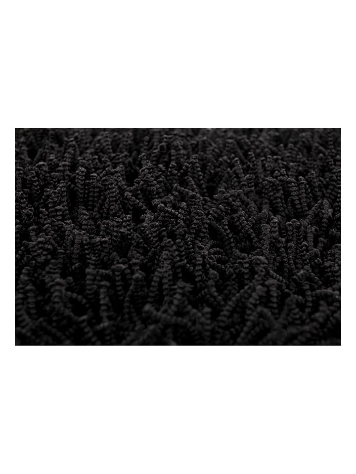 Heckett Lane Dywanik łazienkowy "Onda" w kolorze czarnym rozmiar: 60x60 cm