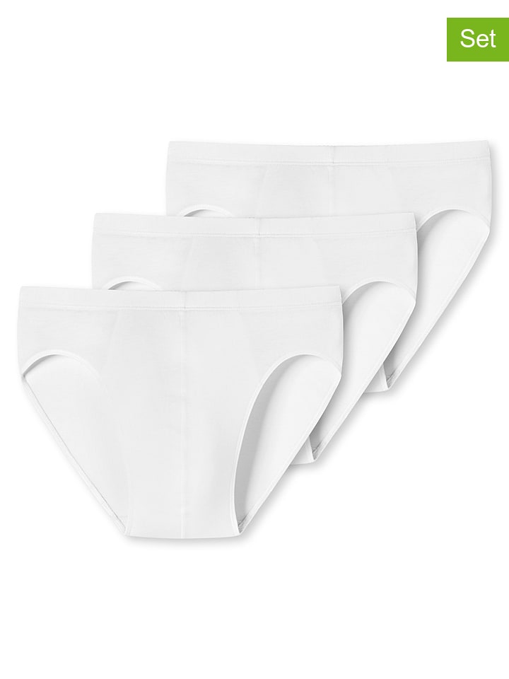 UNCOVER BY SCHIESSER Slipy (3 pary) w kolorze białym rozmiar: S