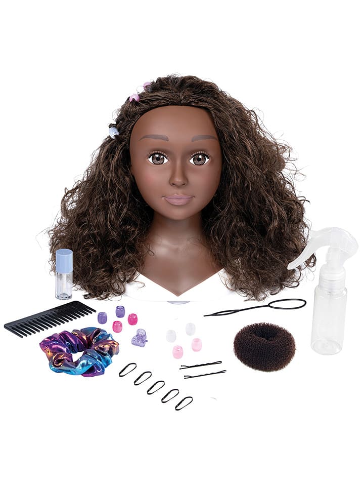 Smoby Głowa do stylizacji włosów "My Beauty" w kolorze brązowym - 3+ rozmiar: onesize