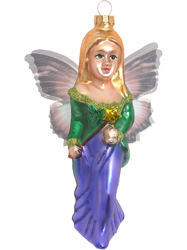 Krebs Glas Lauscha Ozdoba choinkowa ze wzorem - dł. 14 cm rozmiar: onesize