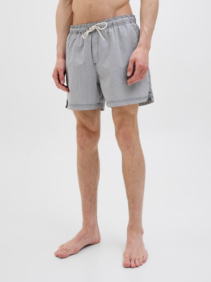 Jack & Jones Szorty kąpielowe "Maui" w kolorze szarym rozmiar: M