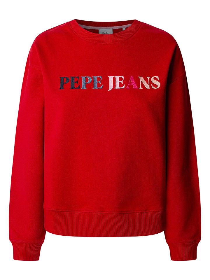 Pepe Jeans Bluza "Regan" w kolorze czerwonym rozmiar: S