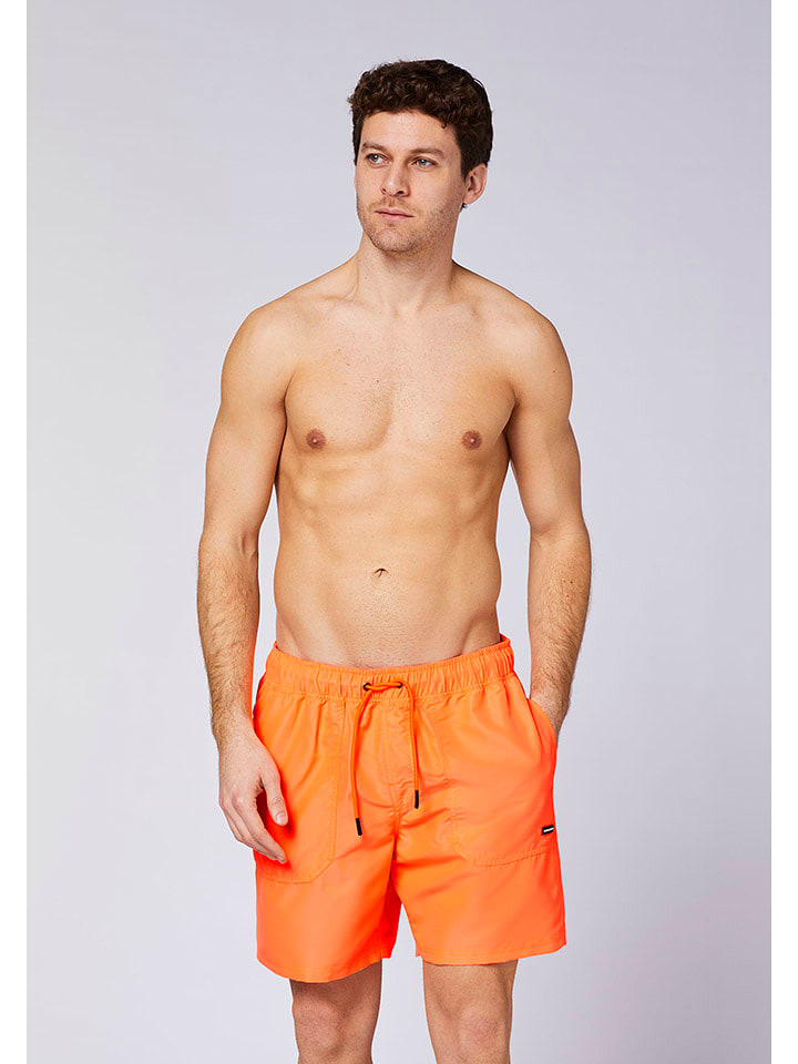 Chiemsee Szorty kąpielowe w kolorze pomarańczowym rozmiar: L