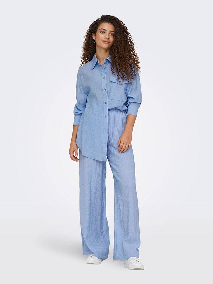 ONLY Spodnie w kolorze błękitnym rozmiar: S