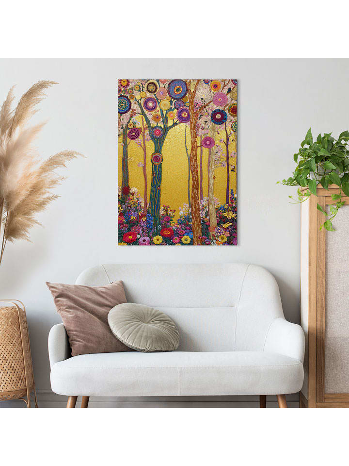 Orangewallz Druk "Golden Forest" na płótnie rozmiar: 50x70 cm