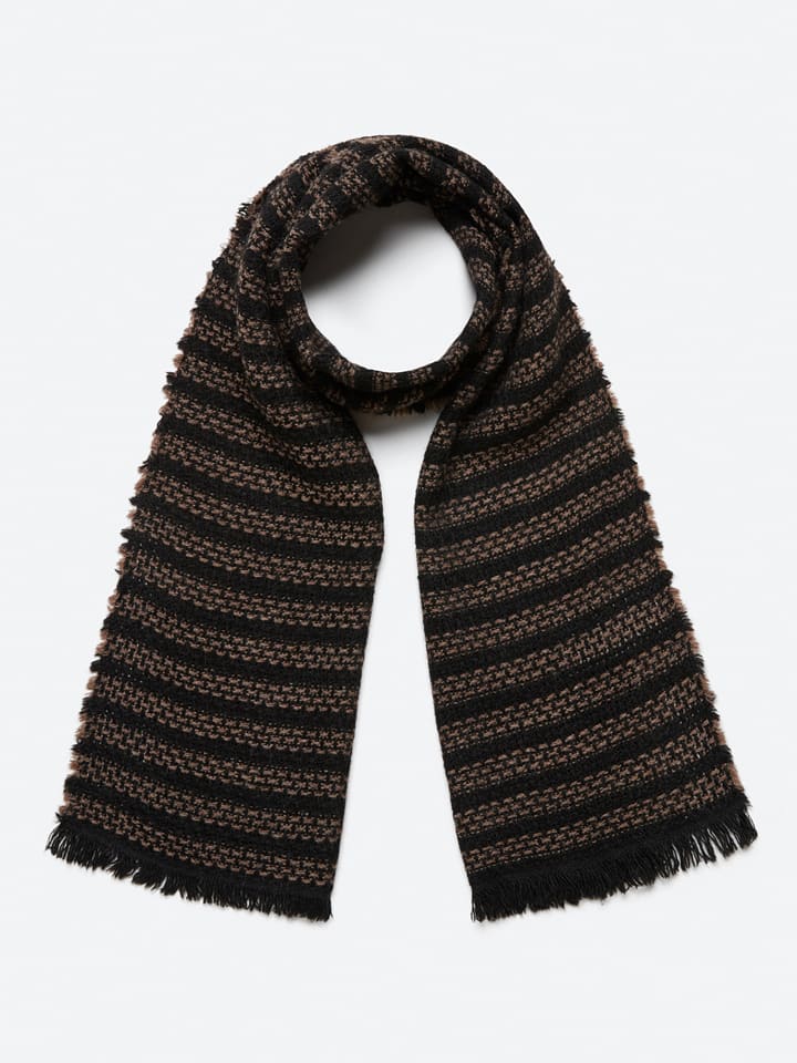 Sisley Szal w kolorze czarno-brązowym rozmiar: onesize